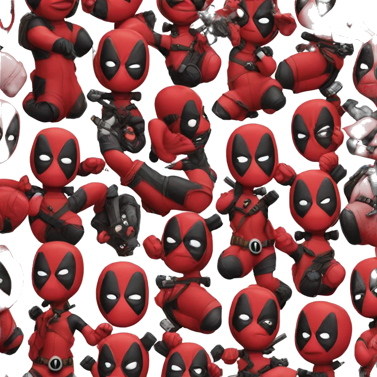 Deadpool black emoji