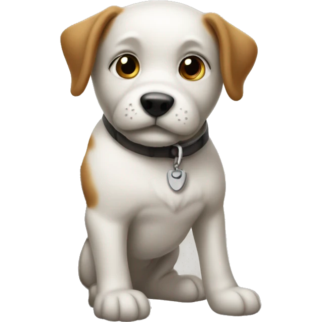 Perro con maleta emoji