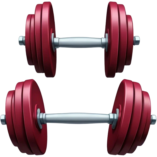 weights Burgundy emoji