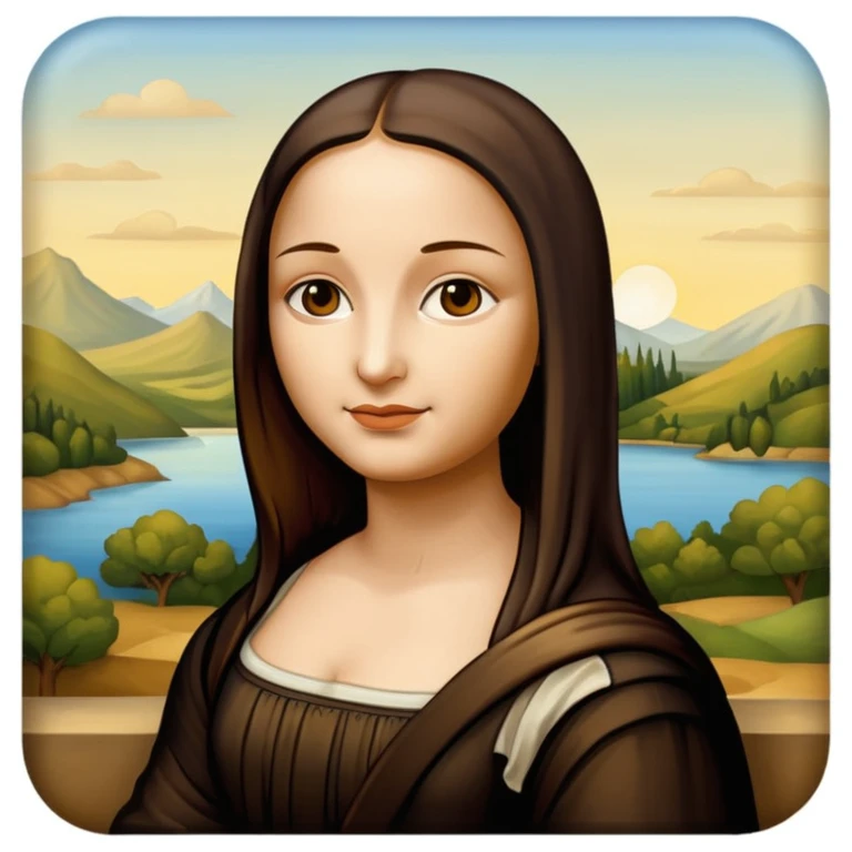 monalisa painting emoji