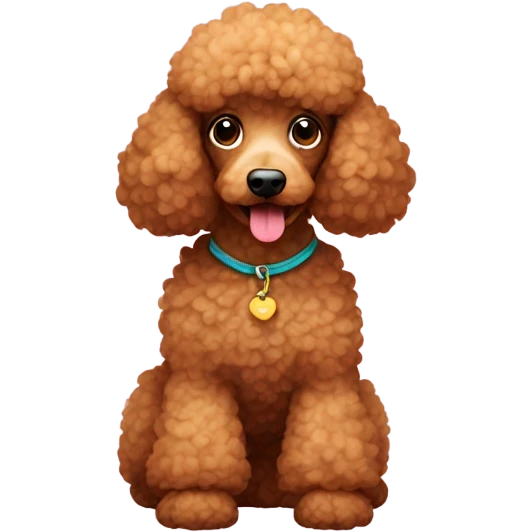 Girgerbread poodle emoji