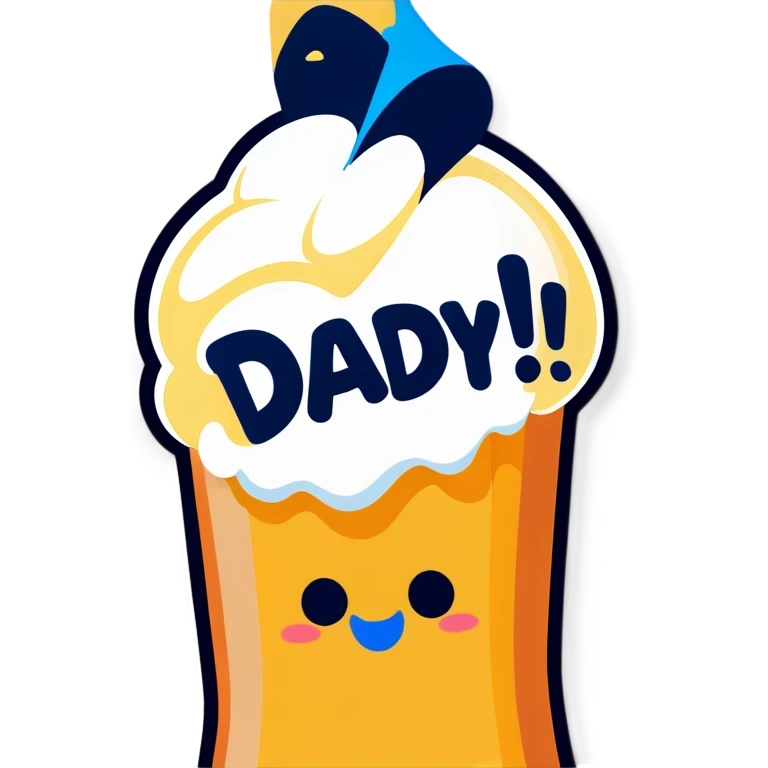 White frosting coming out of a Twinkie with a towel over it text bubble saying daddy emoji