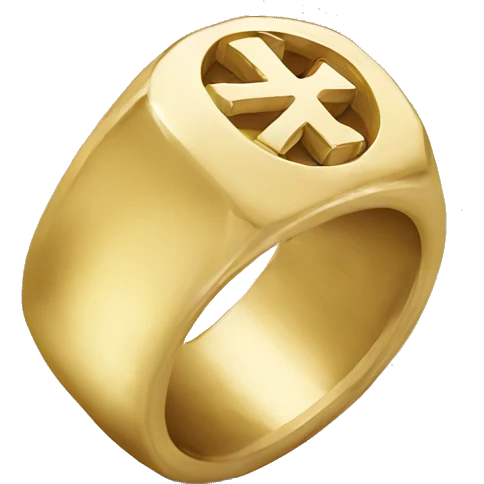 gold oura ring emoji
