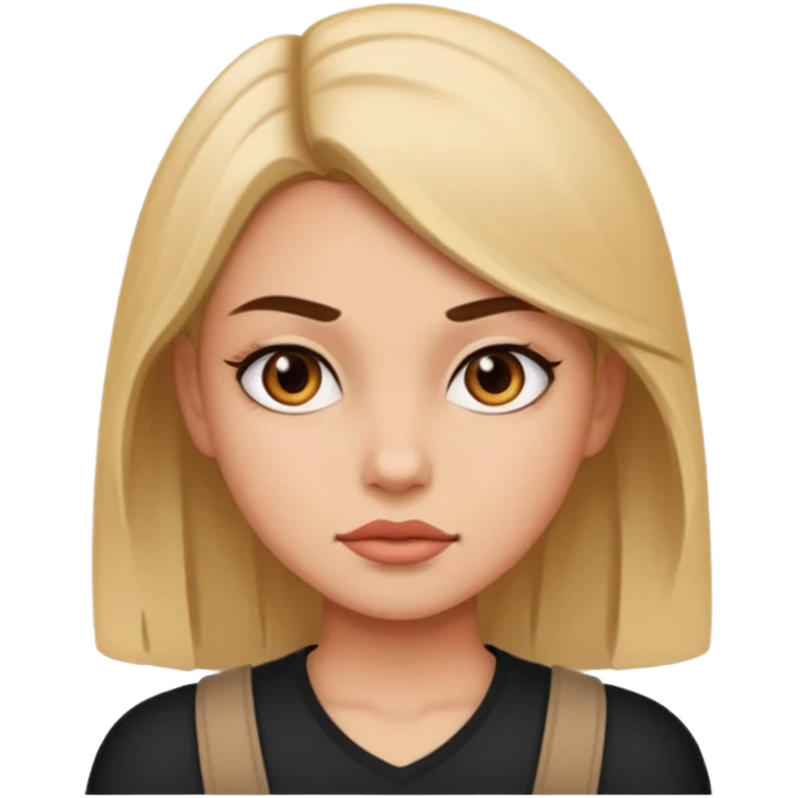 Girl with attitude emoji
