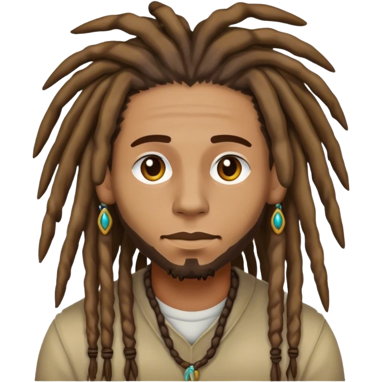 Jesus with dreads emoji