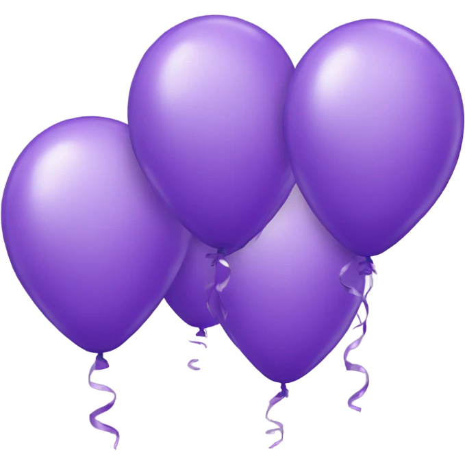Purple balloons emoji