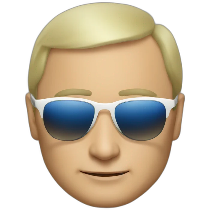 Putin with sunglasses  emoji