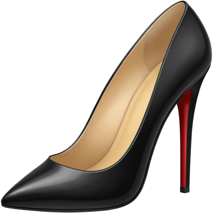 black high heels emoji