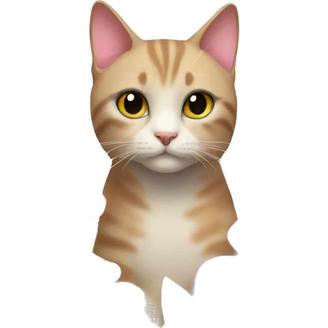 Cat with pink Flowers ￼ emoji