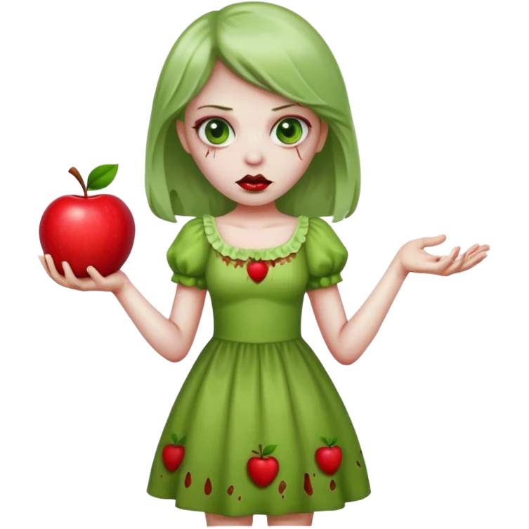 zombie transgender girl apple style emoji emoji