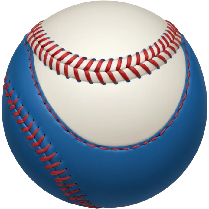blue baseball ball emoji