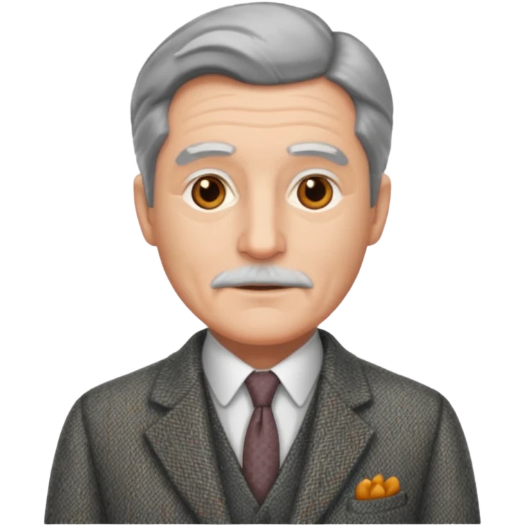 Old british vibe suit man emoji