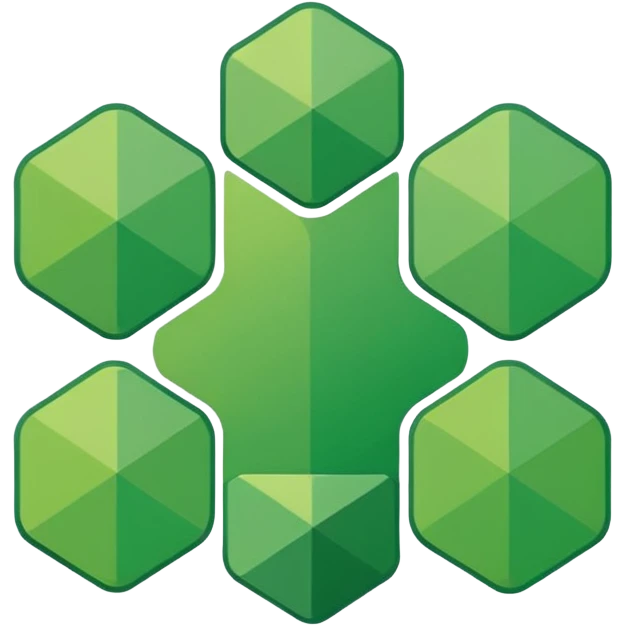 Generate a simple vector art on pictographic logo for our app icon, which should be kind of like Instagram's. It should be purely in a plain colour, one single green where the hex colour is #009869.  emoji