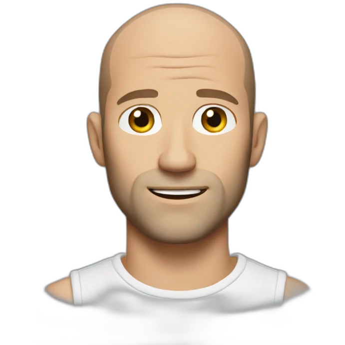 statham with short hair emoji