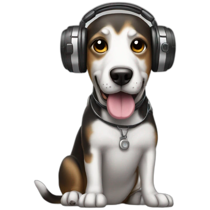 dj dog emoji