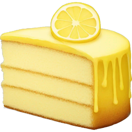 Lemon cake emoji