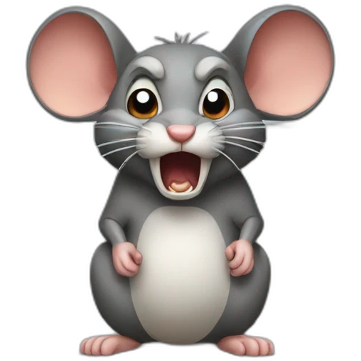 angry mouse emoji