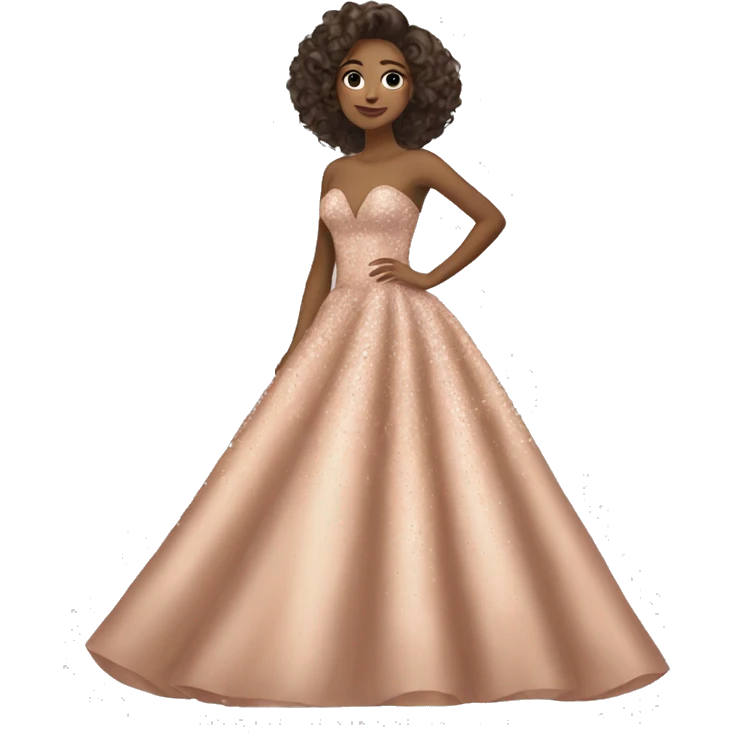Rose gold quince dress  emoji