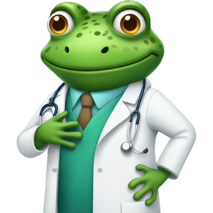 doctor frog emoji