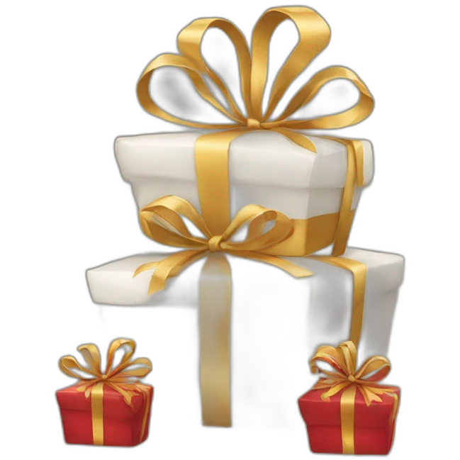 three gifts emoji