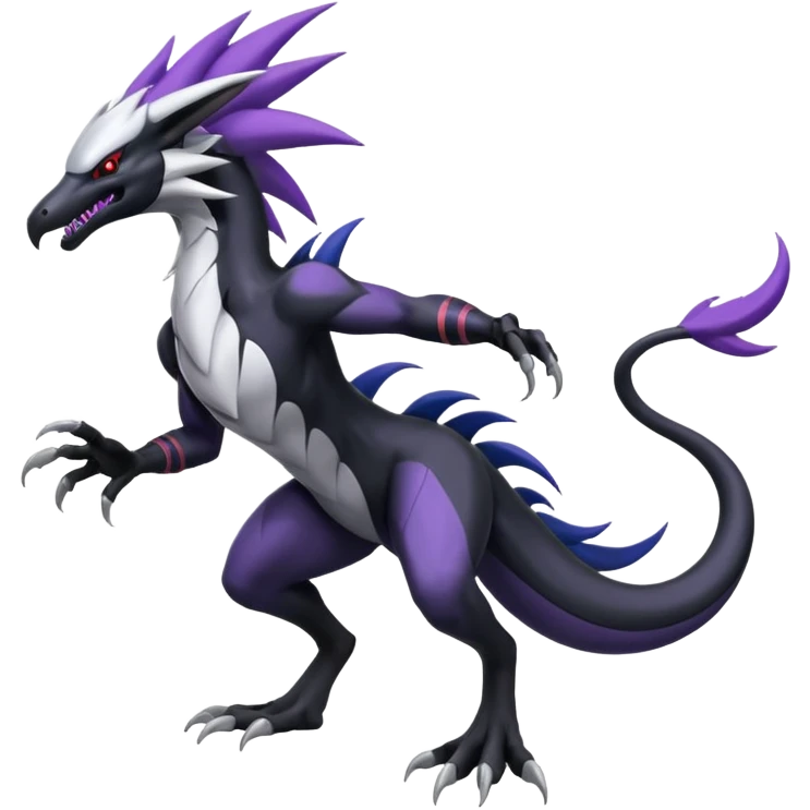 Silvally-Nargacuga-Venom-fusion, full nody emoji