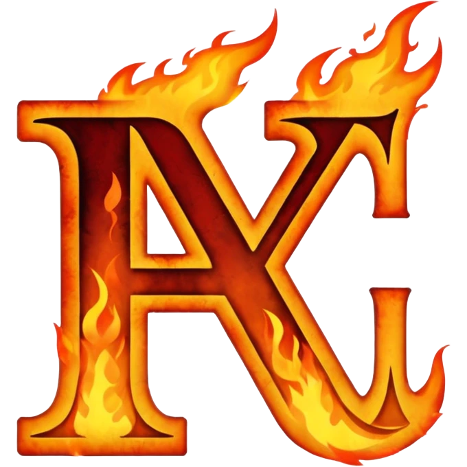 Can you make a banner that says PYRO in gothic letters, the letters should also be on fire  emoji