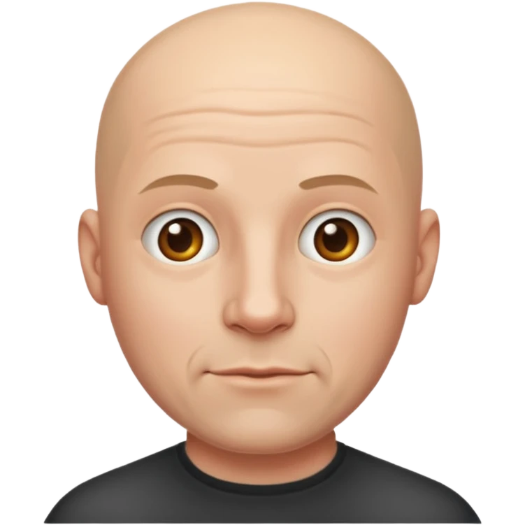 bald man emoji