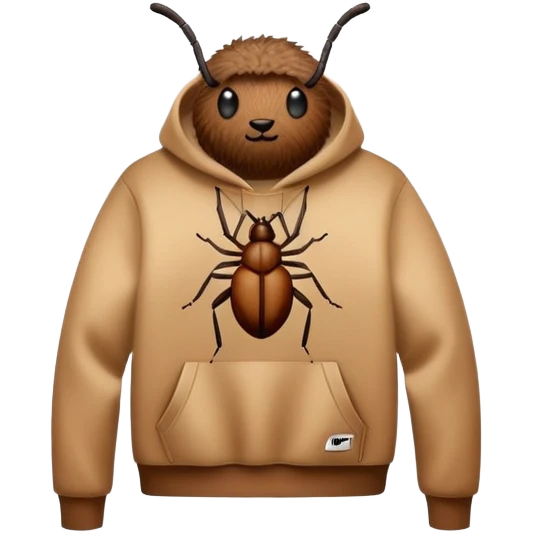 tick insect wearing a jumper with a nike logo emoji