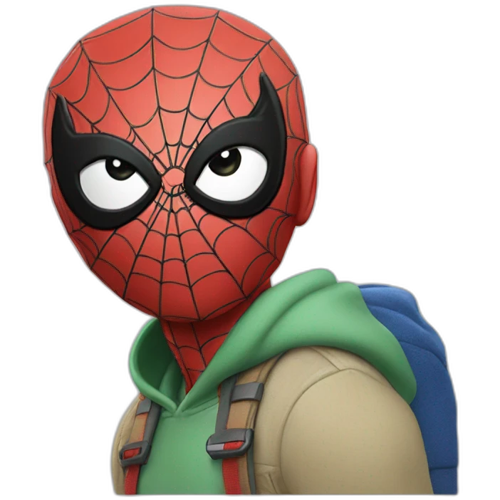Spider man oggy emoji