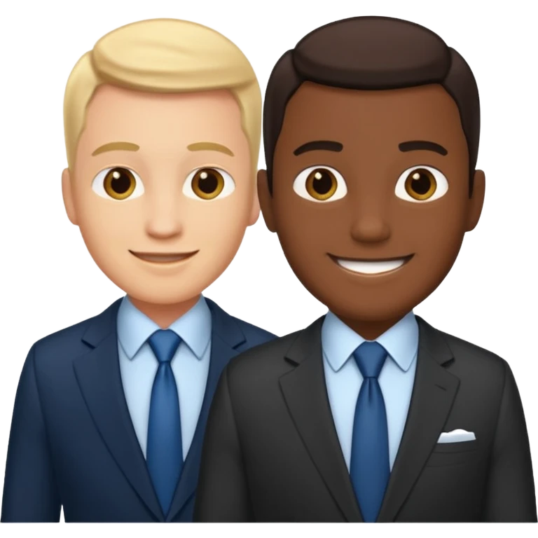 Two businessmen shaking hands emoji