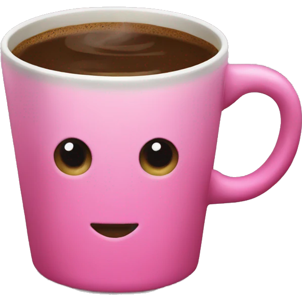 pink coffee emoji