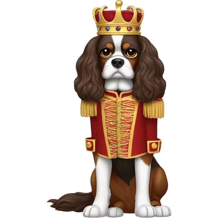 King Charles with a nutcracker  emoji