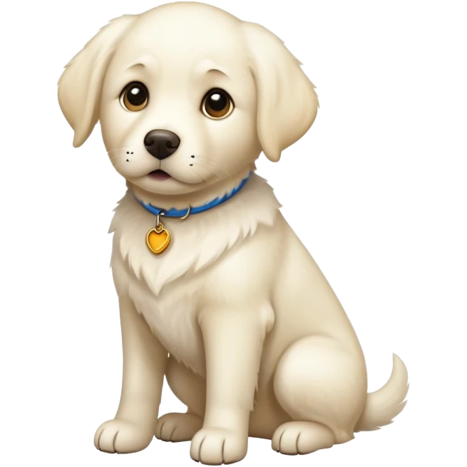 White Labrador emoji