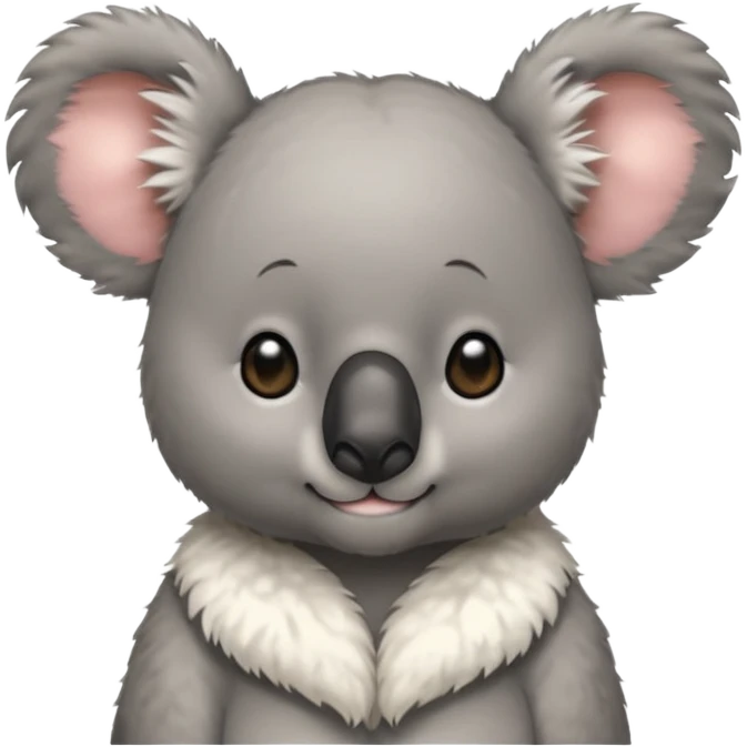 Koala with earrings emoji