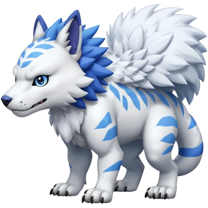 Garurumon (full body emoji