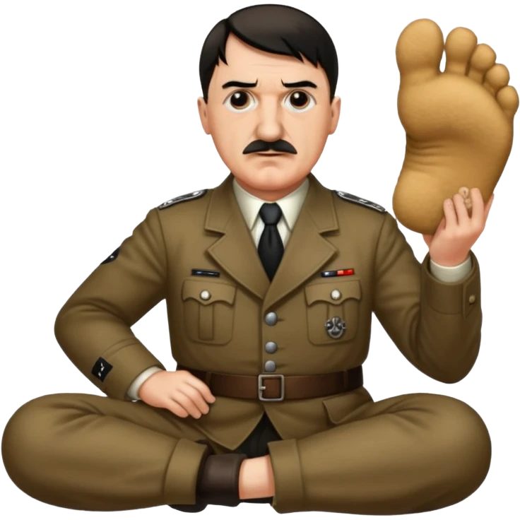 adolf hitler furry feet emoji