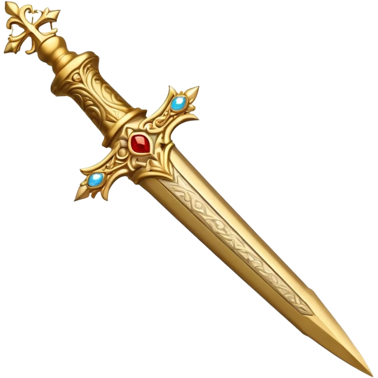 Holy gold dagger of Jesus Christ emoji