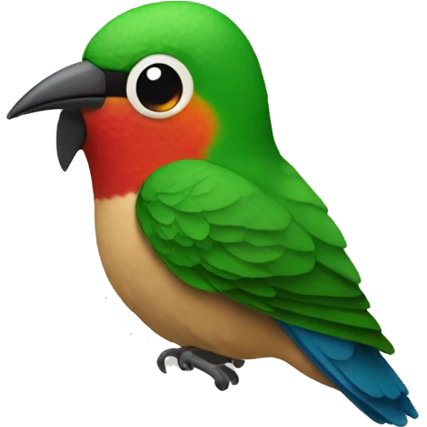 emoji de un colibrí con dos  emoji