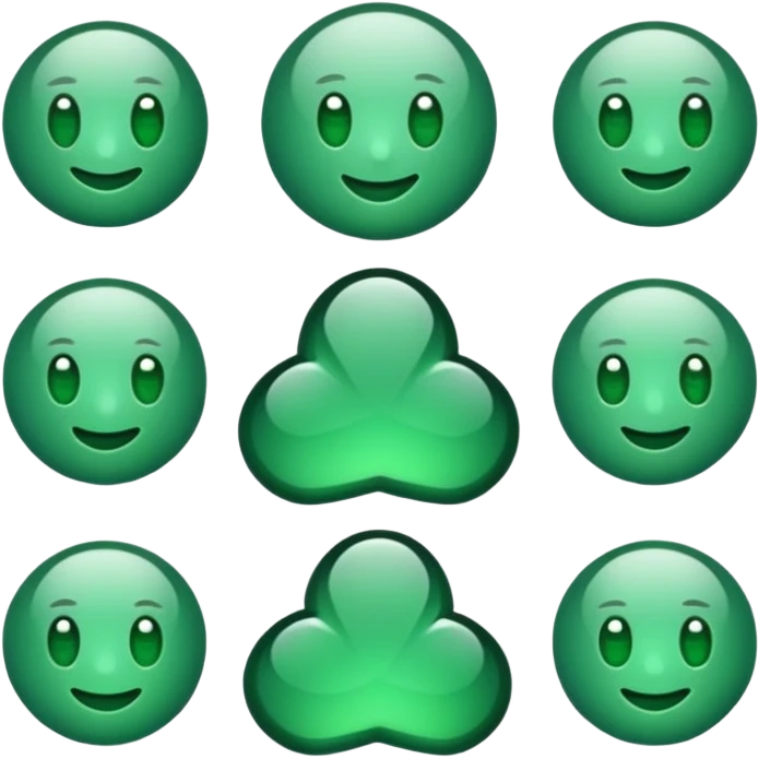 change blue to green emoji