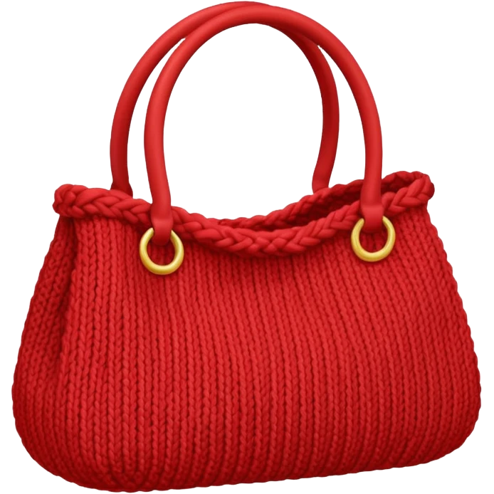 red Knitted Bag emoji