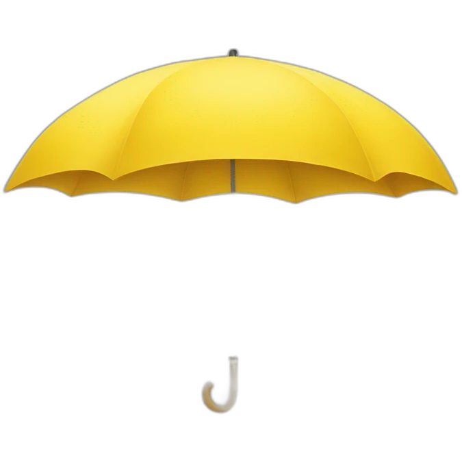 yellow umbrella  emoji