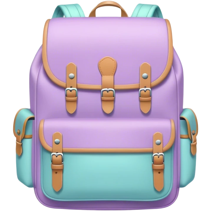 pastel backpack emoji