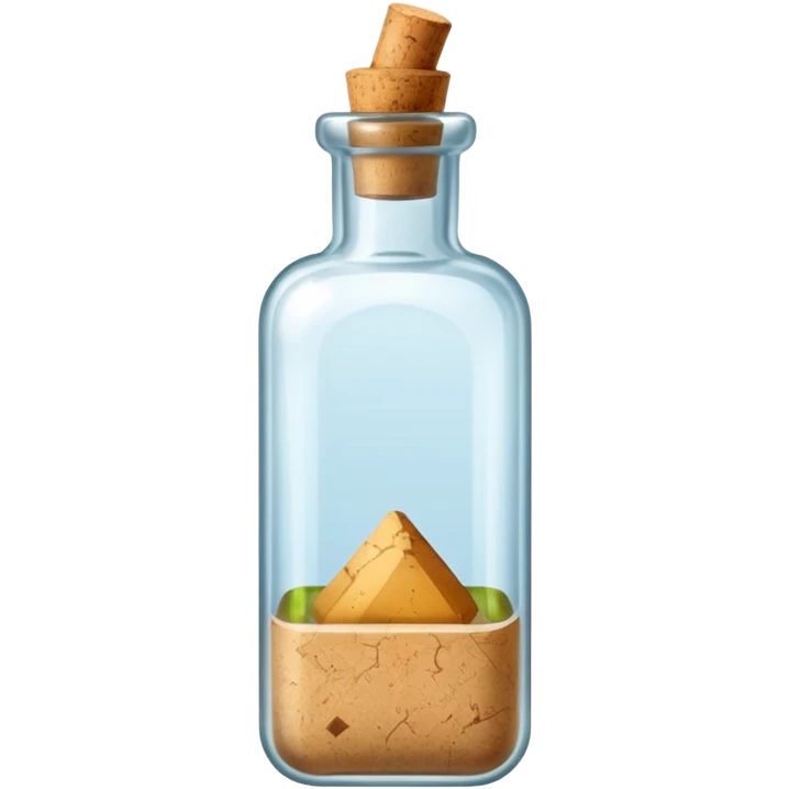 A Message Bottle, square emoji