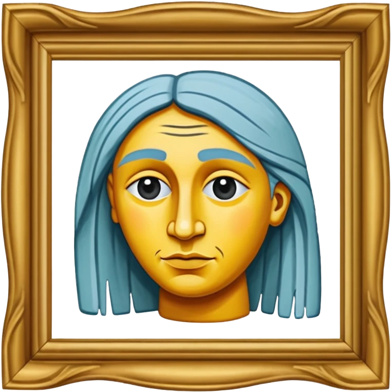  picasso painting frame emoji
