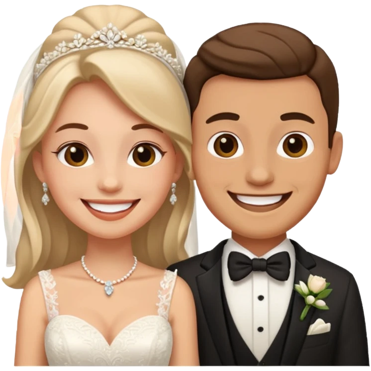 wedding man and woman emoji