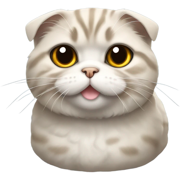 The Scottish cat emoji