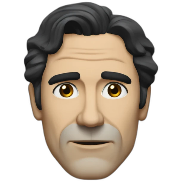 Ben Chaplin sci-fi outfit stern frown emoji