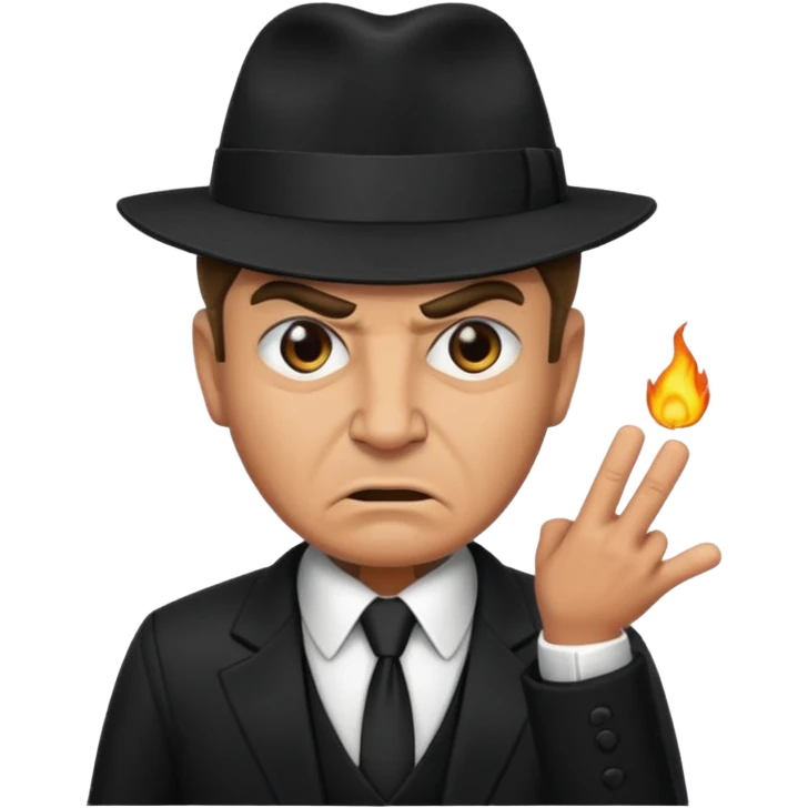 mafia leader angry emoji