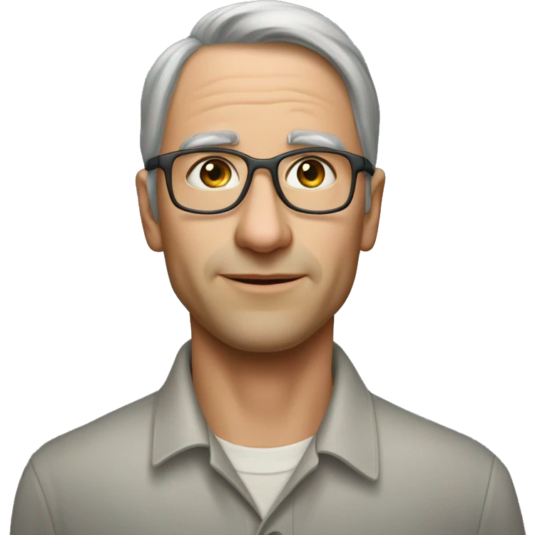 Пудель с розовыми очками  emoji