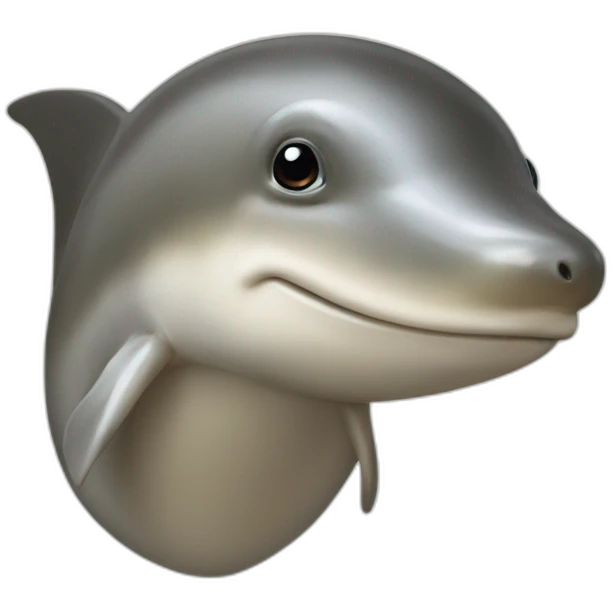 Dauphin réaliste emoji